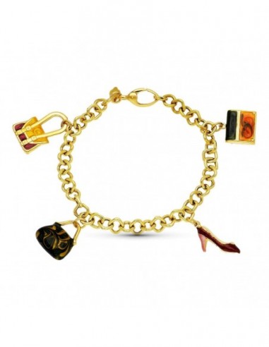 Pulsera Fetiches Esmaltados