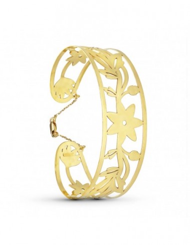 Pulsera Rigida Flores
