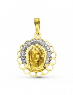 Medalla Bicolor Virgen