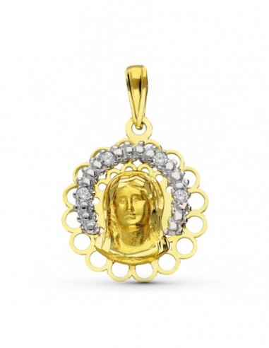 Medalla Bicolor Virgen