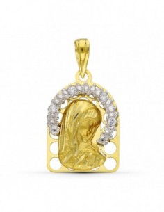 Medalla Bicolor Virgen