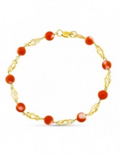 Pulsera Jaula Coral