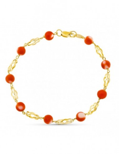 Pulsera Jaula Coral
