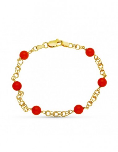 Pulsera Coral Fino