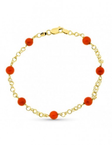 Pulsera Jaula Coral