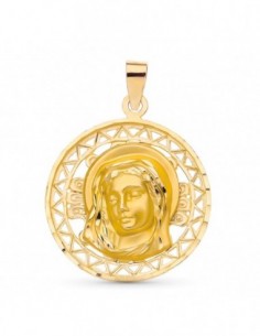 18K COLGANTE LETRA T CON CIRCONITAS