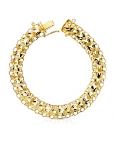 18K PULSERA PRINCESA 10 MM. 21 CM. 12.15 GR