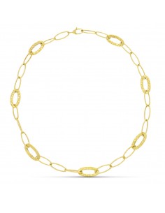 18k GARGANTILLA ORO AMARILLO ESLABONES