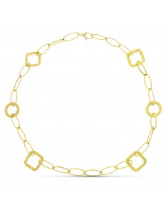 18K GARGANTILLA ORO AMARILLO ESLABONES.