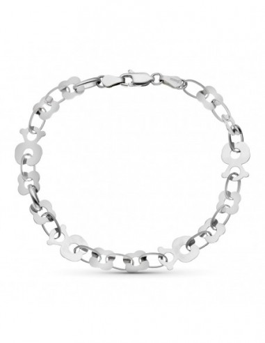 Pulsera Blanco Eslabones