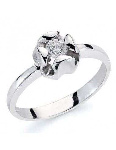Solitario Blanco Diamante