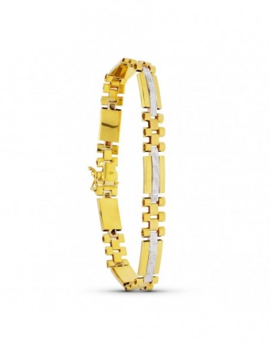 Pulsera Bicolor Caballero