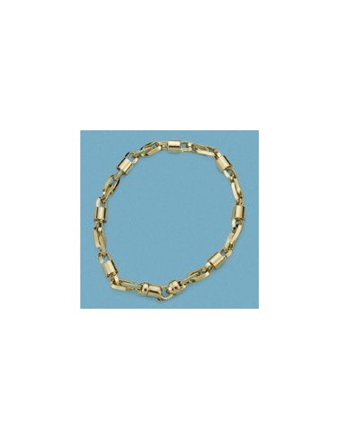 18K PULSERA HUECA ESLABONES. 11,75 GRS.