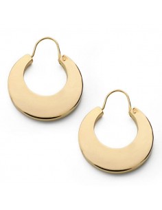 18K AROS MANCHEGAS 25 MM LISOS