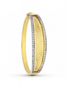 Pulsera Rigida Bicolor