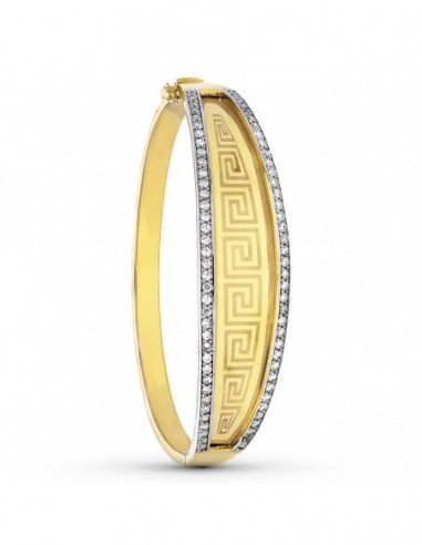 Pulsera Rigida Bicolor