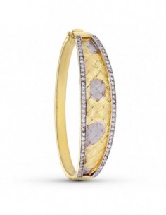 Pulsera Rigida Bicolor