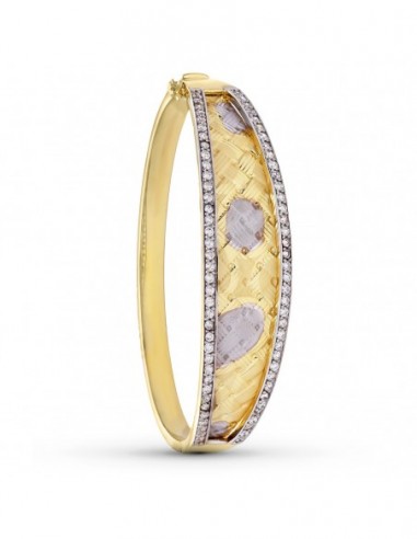 Pulsera Rigida Bicolor