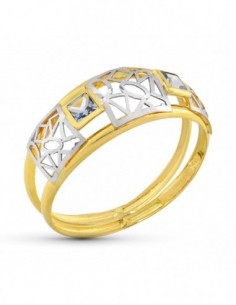 Sortija Bicolor Doble 2