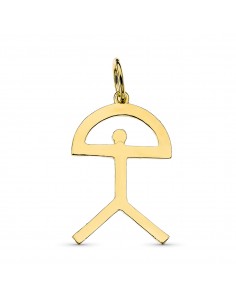 18K COLGANTE ORO AMARILLO INDALO. 24 X 15.5 MM.