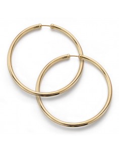 18K AROS TUBO 50 X 3.5 MM.