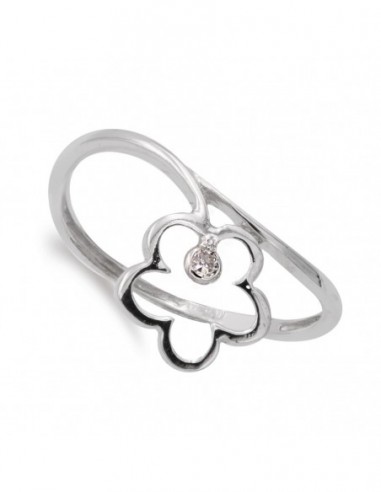 Sortija Blanco Flor