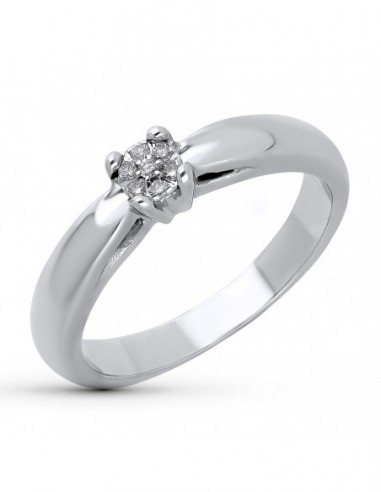 Sortija Blanco Diamantes