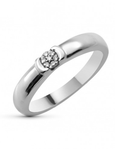 Sortija Blanco Diamantes