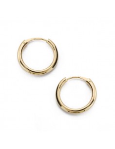 18K AROS DE TUBO 16 X 2MM.