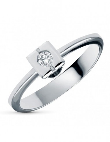 Sortija Blanco Diamantes