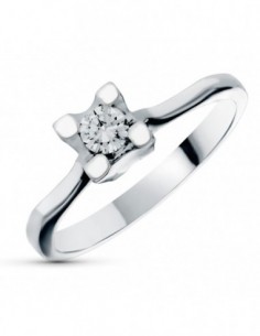 Solitario Blanco Diamante 2
