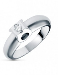 Solitario Blanco Diamante