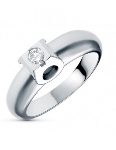 Solitario Blanco Diamante