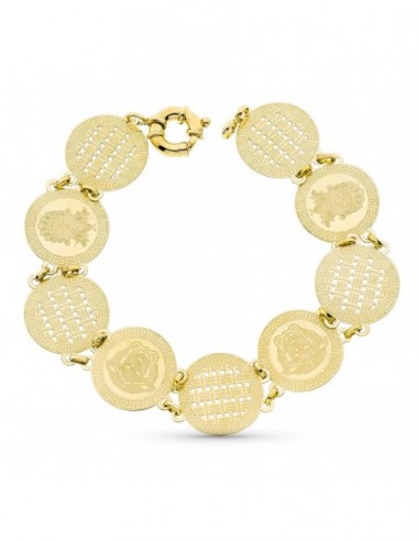 Pulsera Moneda Laser