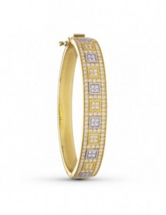 Pulsera Rigida Bicolor