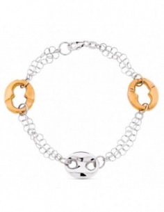 Pulsera Bicolor Blanco