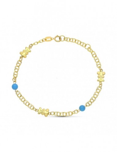 Pulsera Osos Turquesas