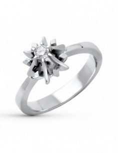 Solitario Blanco Diamante