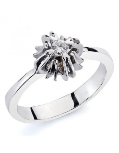 Solitario Blanco Diamante