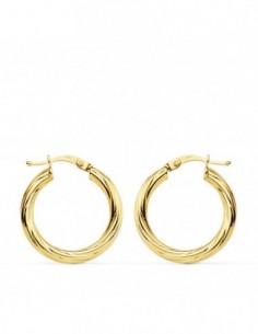 Aros Huecos Brillo