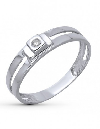 Solitario Blanco Diamante