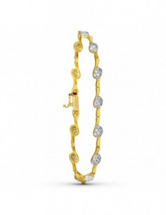 Pulsera Bicolor Circonitas