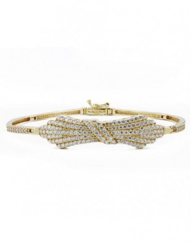 Pulsera Rigida Circonita