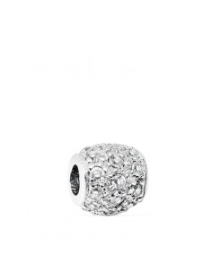 18K COLGANTE BOLA ORO BLANCO 8 X 8 MM.