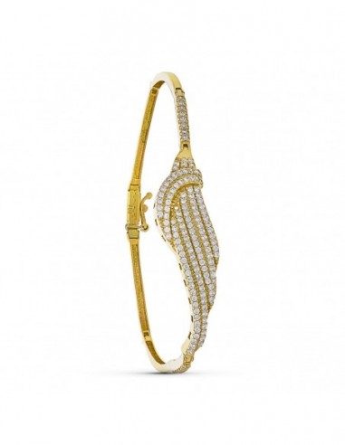 Pulsera Bicolor Circonita