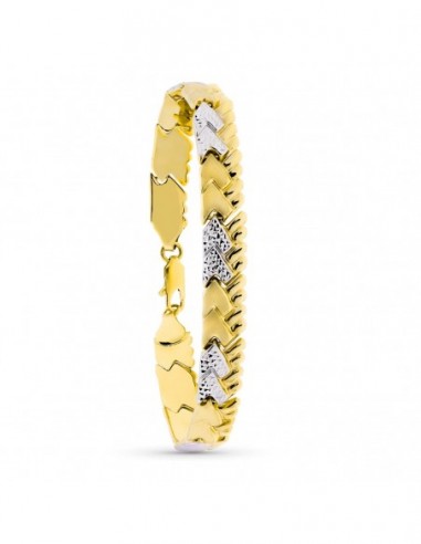 Pulsera Bicolor Estampacion