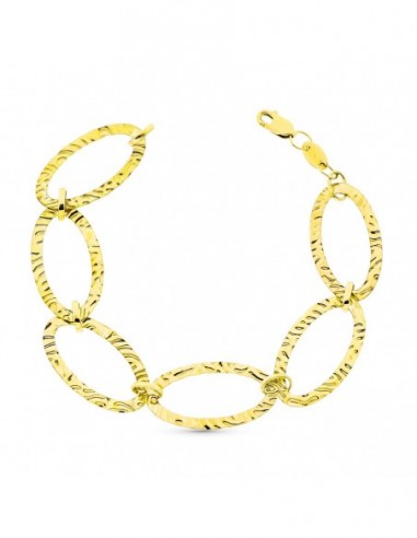 Pulsera Eslabones Labrados