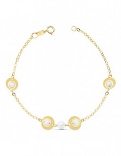 Pulsera Comunion Perlas