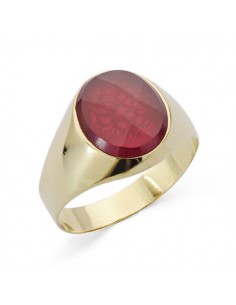 18K SELLO PIEDRA COLOR HUECO. 4.50 GRS