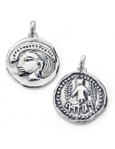 18K COLGANTE MONEDA RUSADDIR 40MM.(MELILLA)